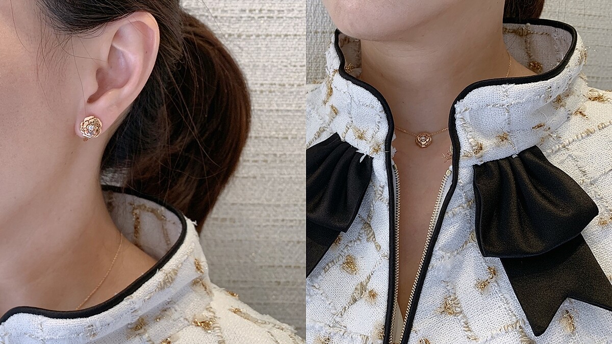 Chanel《Extrait de Cam&eacute;lia》系列珠寶