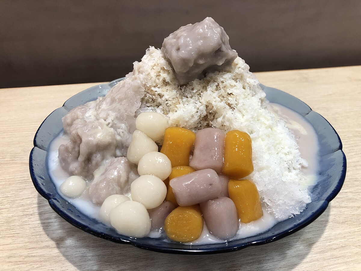 乳香雙芋冰，售價110元