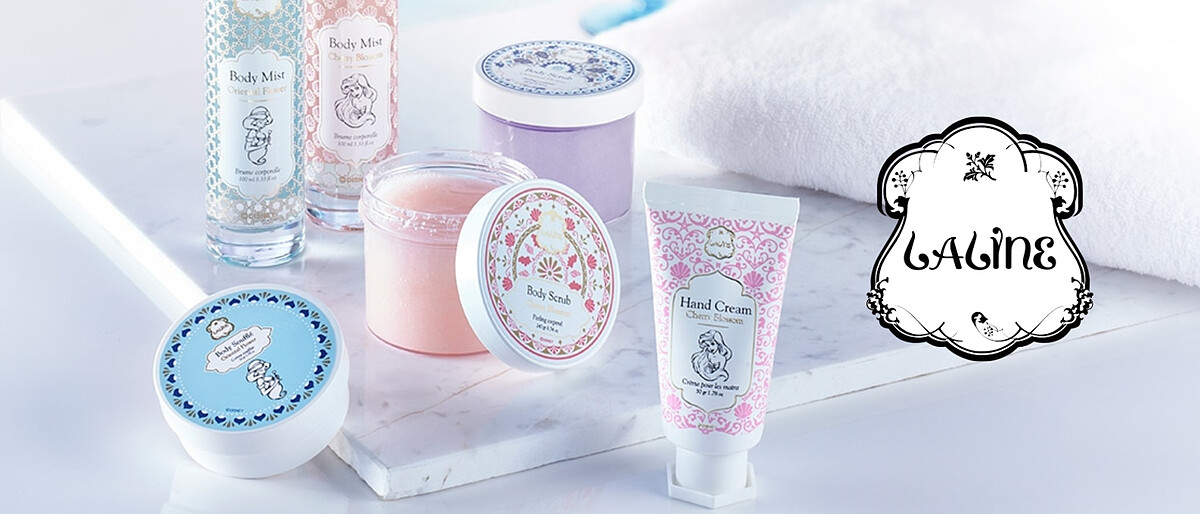 護手霜1,620元,身體乳1,836元,身體磨砂膏3,024元,身體噴霧3,240元(日幣 含稅)