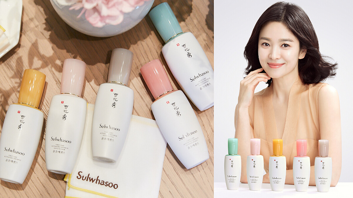 宋慧喬私心愛用「雪花秀潤燥精華」推出4款紓壓新香調，搭配莫蘭迪色外瓶，超想全部打包！