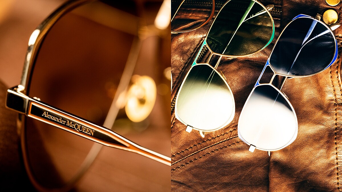 全台限量只有六支!Alexander McQueen X PUYI 溥儀聯名款墨鏡,讓人一戴氣場就爆棚