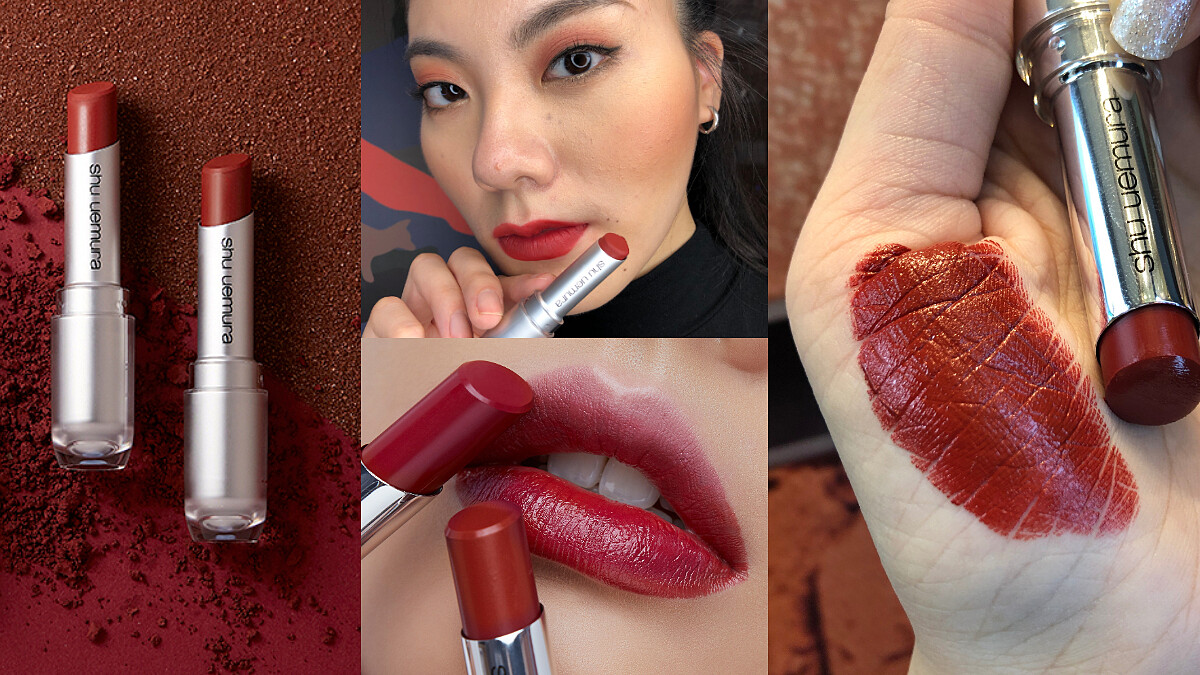 植村秀再推#MLBB唇，5支不挑膚「超顯白吃土色」，RD177神仙色必收！