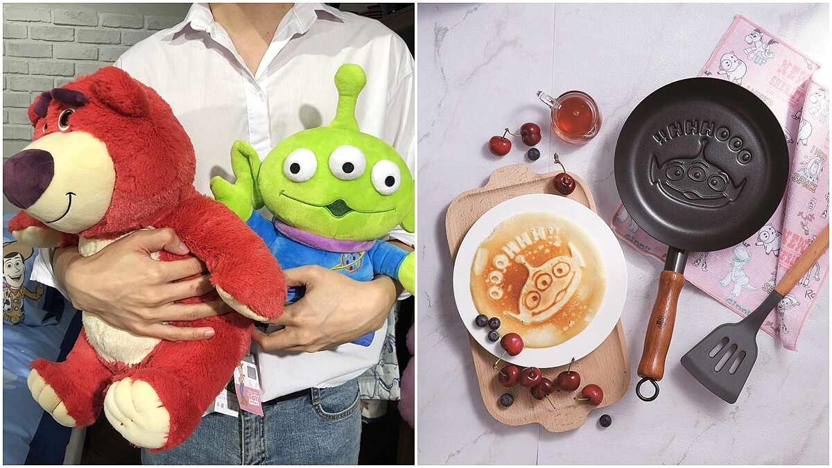 《玩具總動員4》居家小物太可愛！聯名HOLA推11項用品，火腿豬玩偶會講話、超萌三眼怪煎鍋全想帶回家