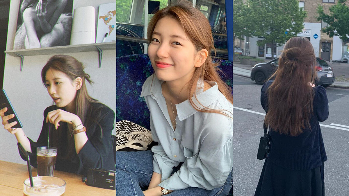 朴敏英雙折包頭怕老氣？學秀智綁「雙折半丸子頭」更好駕馭又減齡，小姐姐氣大激升！