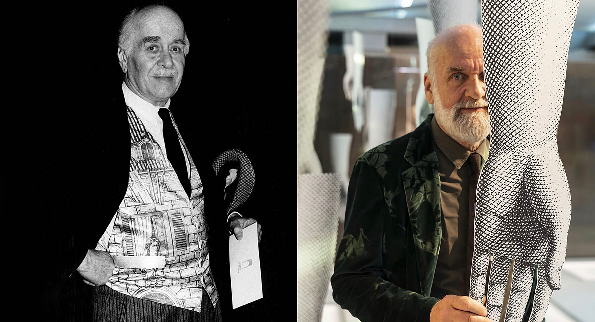 左:Piero Foenasetti,右:接手的兒子Barnaba Fornasetti
