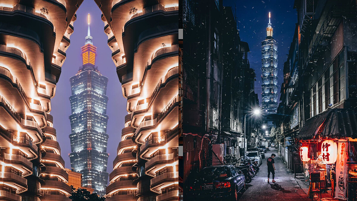 最美的風景在台灣！從台北101到廟宇燈籠海，泰國攝影師用特殊視角紀錄下最美瞬間！