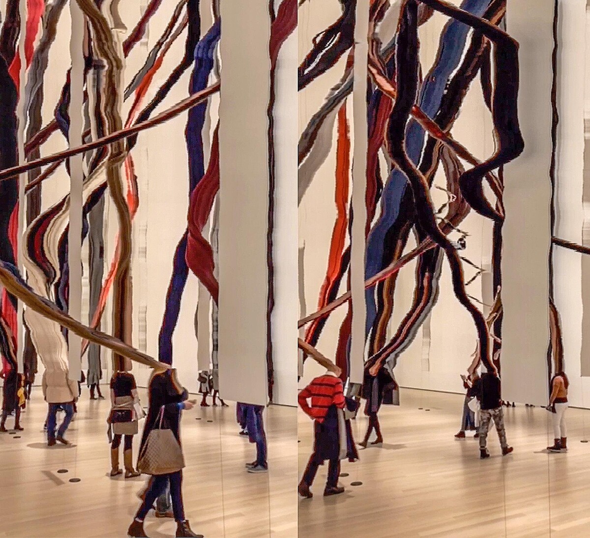 王宗欣作品《狹縫中的連續微觀》