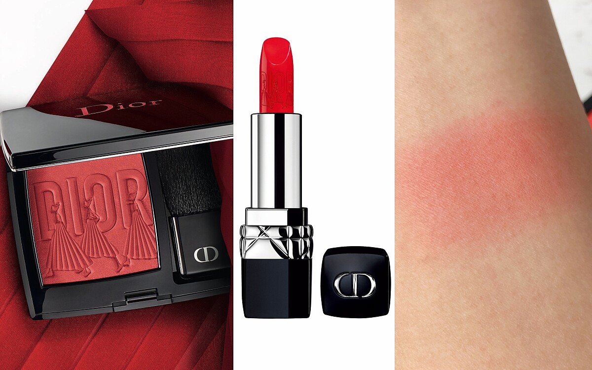 Dior藍星系列芭蕾女伶限量版,竟然在腮紅與口紅刻上了穿著紗裙的女孩身影,簡直媲美袖珍藝術品~全台只有這裡獨家開賣