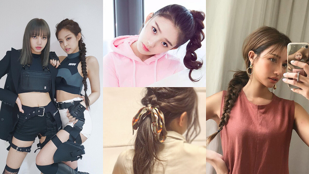 夏天太熱長髮不想放下來，4款溫柔的仙氣馬尾學起來，更迷人又能涼爽過夏天！