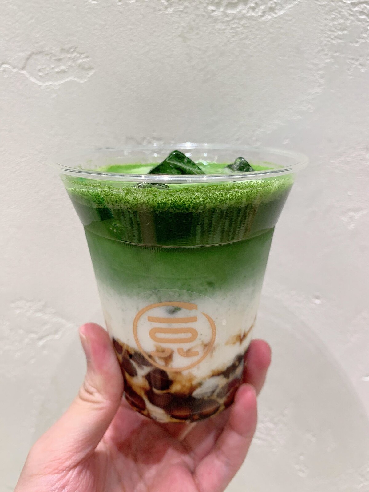 珍珠抹茶拿鐵 (128元/中杯，158元/大杯)