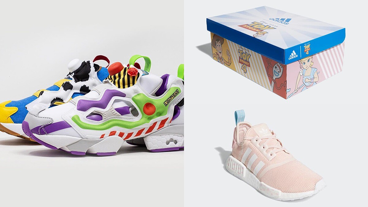 最萌的玩具總動員聯名球鞋都在這！ADIDAS推出NMD牧羊女粉嫩配色、REEBOK聯手BAIT打造胡迪和巴斯光年主題球鞋