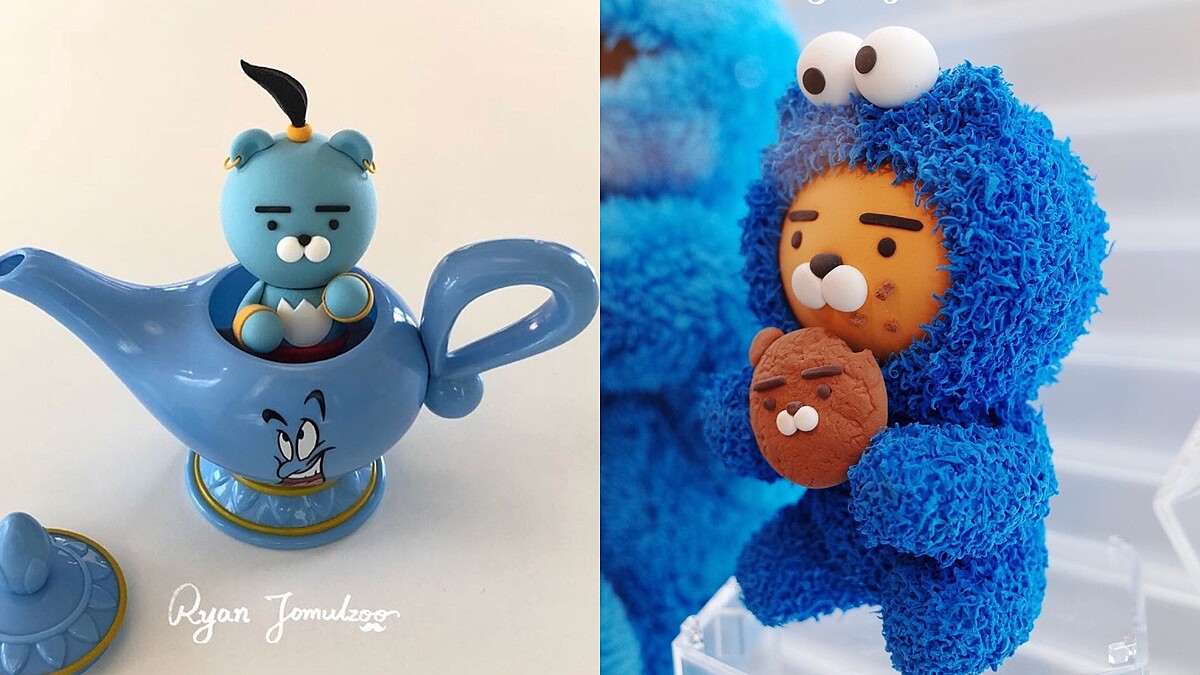 全世界只有一隻公仔!萊恩Ryan變身卡通人物《阿拉丁》神燈精靈、米奇、史迪奇、龍貓……萌到超犯規