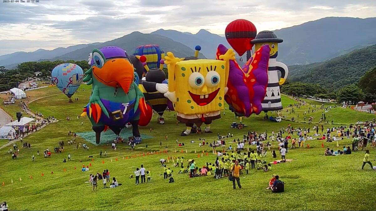 2019台東國際熱氣球嘉年華現場畫面