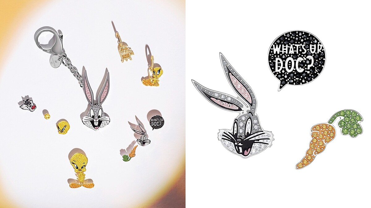 兔巴哥、崔弟與傻大貓…全變成超萌亮晶晶飾品！施華洛世奇首度聯名華納兄弟，開賣之前搶先看