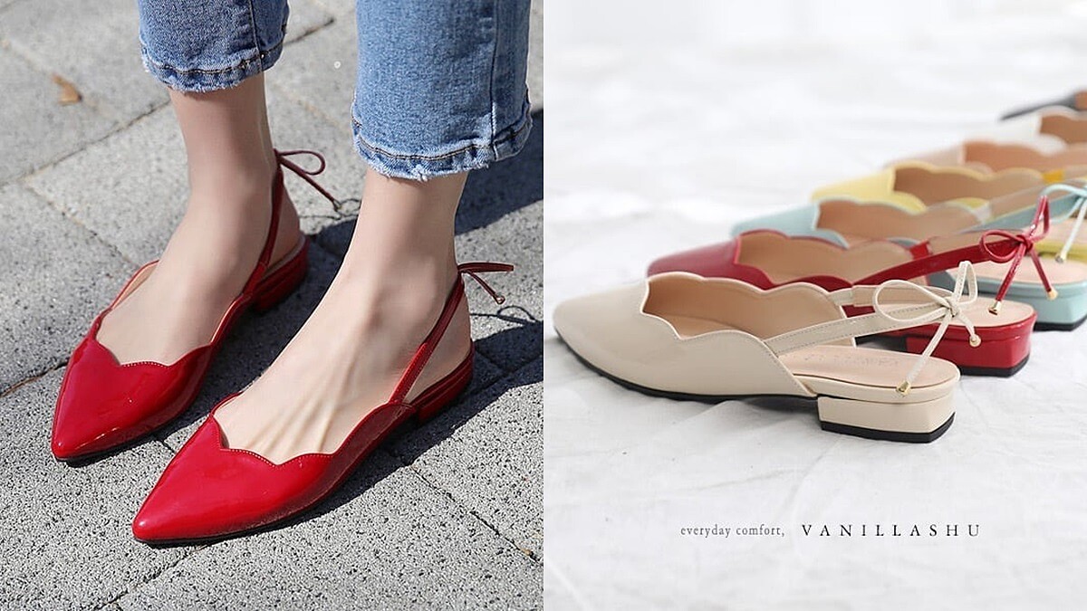 韓國平價女鞋再一間！清純系女本命「VANILLASHU」，必鎖定明星商品波浪型鞋款