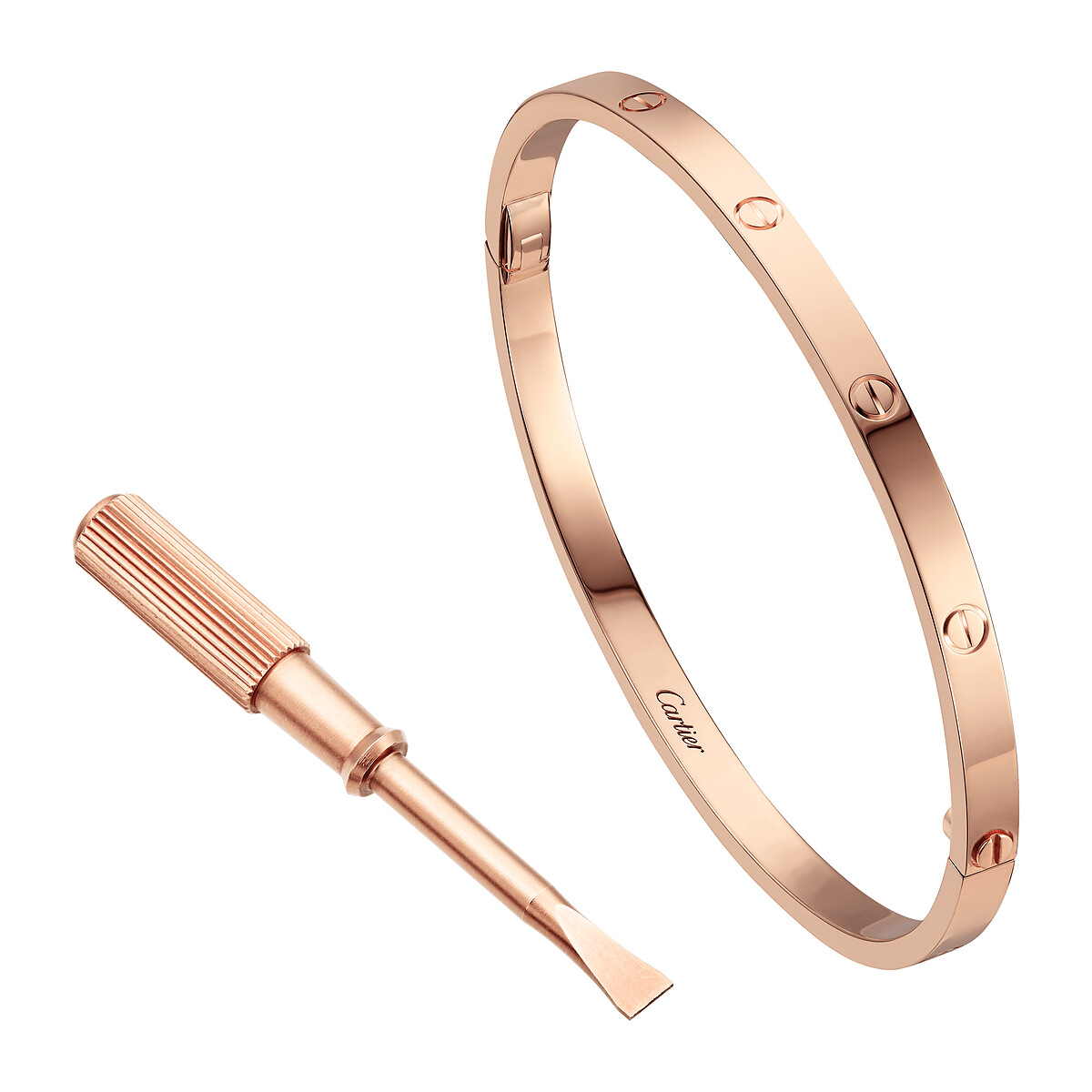 LOVE玫瑰金手環(系版)_125,000NTD起