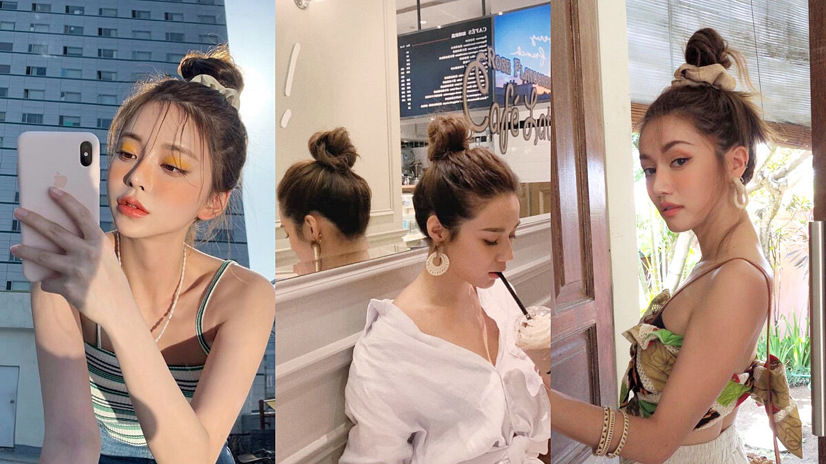 夏天丸子頭綁起來～不怕像道姑、涼爽又減齡，這5招技巧是關鍵！