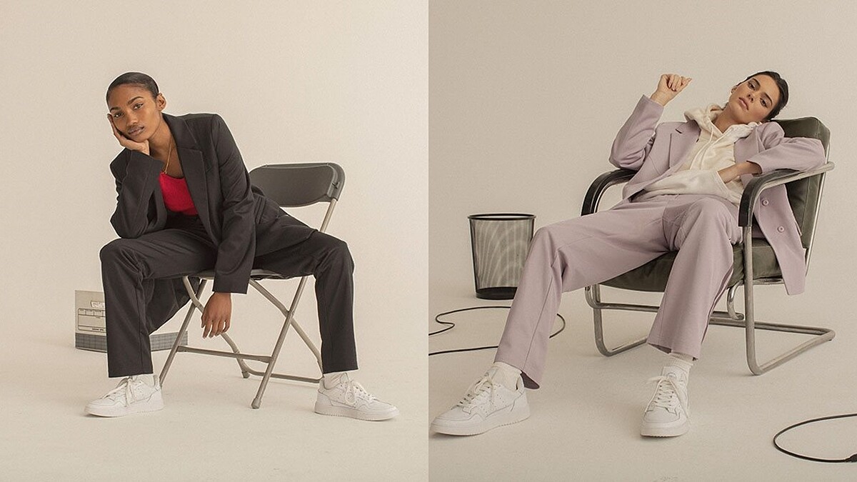 又美又潮的薰衣草紫西裝外套必須收！adidas Originals聯名荷蘭新銳設計師Daniëlle Cathari，台灣即將發售