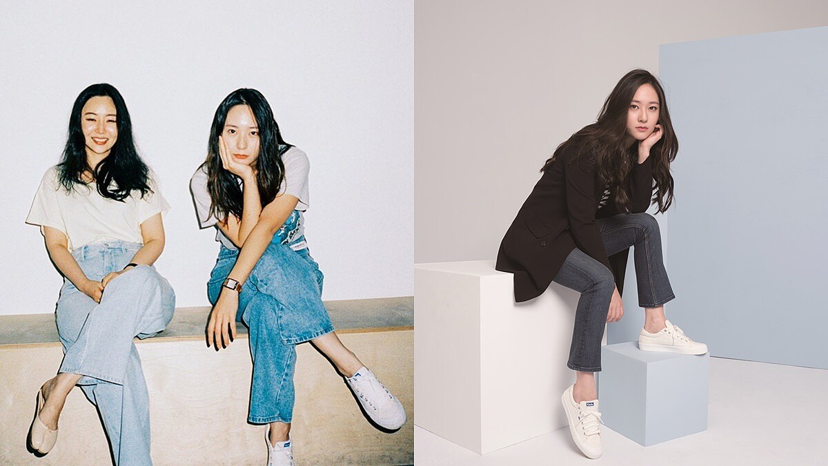 Krystal私服穿搭新歡是它！Keds推出全新小白鞋，充滿復古風的Crew Kick 75鞋款