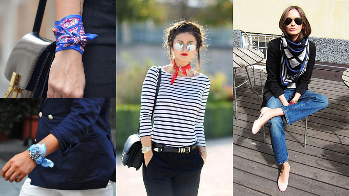 被低估的配件幫手！俏皮、隨意、率性，一條絲巾就能打造出各種樣貌！