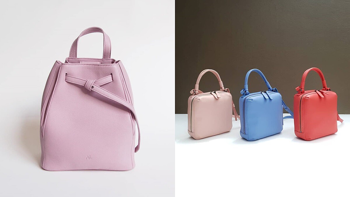 直接鎖定這款粉嫩後背包！來自泰國的小眾品牌AL&amp;amp;CO，真皮手工製作、著重內袋設計超實用