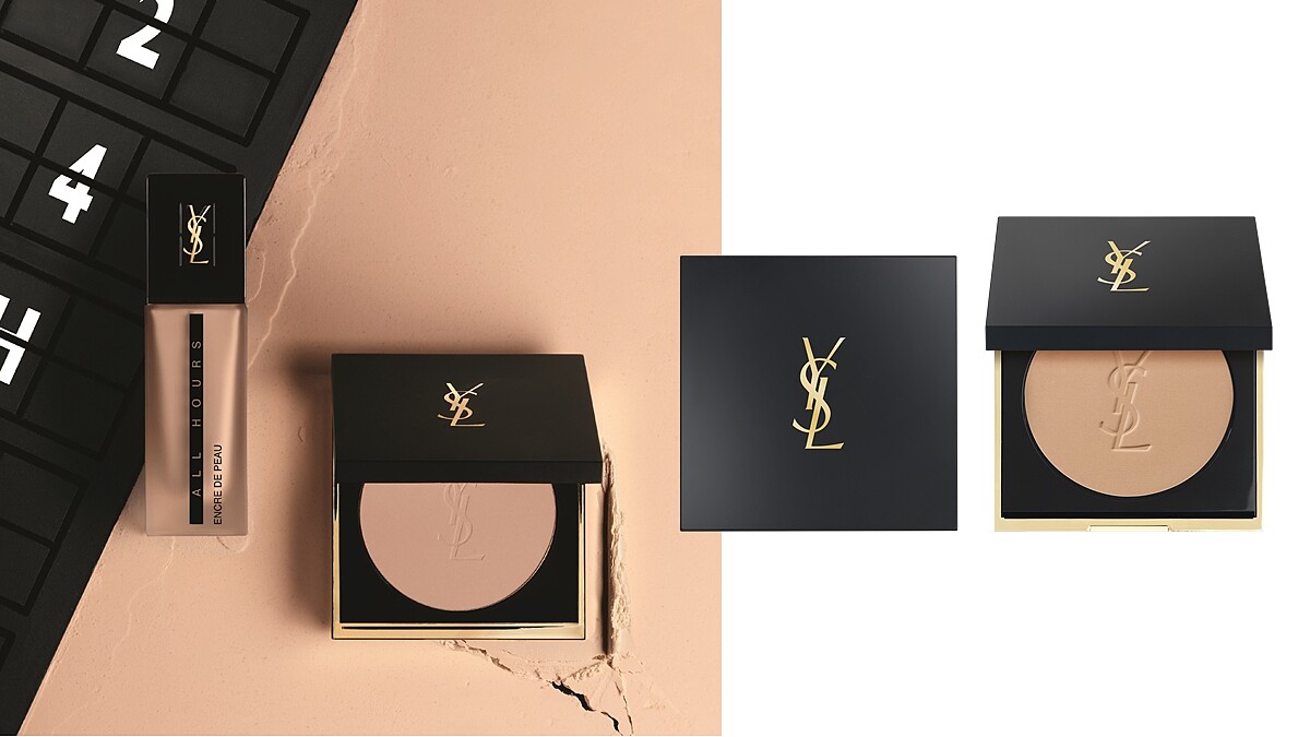 YSL史上最美蜜粉餅！這塊恆久完美柔霧蜜粉餅堪稱臉的隱形雨衣，不僅定格妝容還能當粉狀吸油面紙、滴水也不溶妝