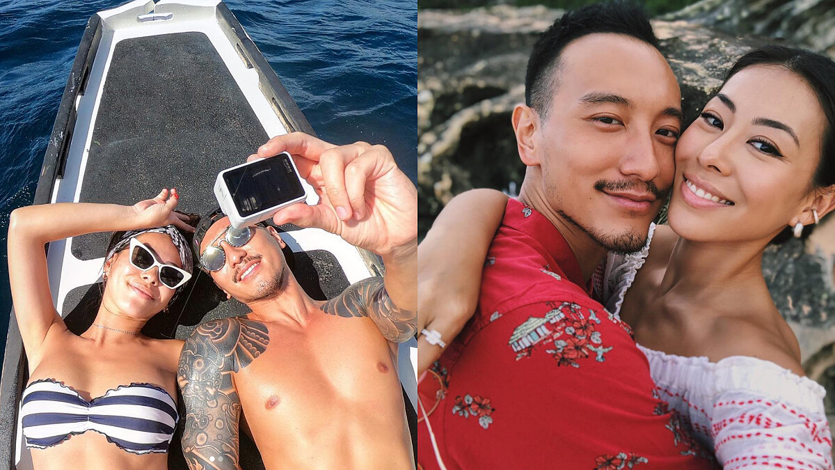 王陽明、蔡詩芸曬絕美黑白孕肚照：「獻給所有堅強美麗的女人們，疼愛自己的同時，也要照顧好自己的身體。」