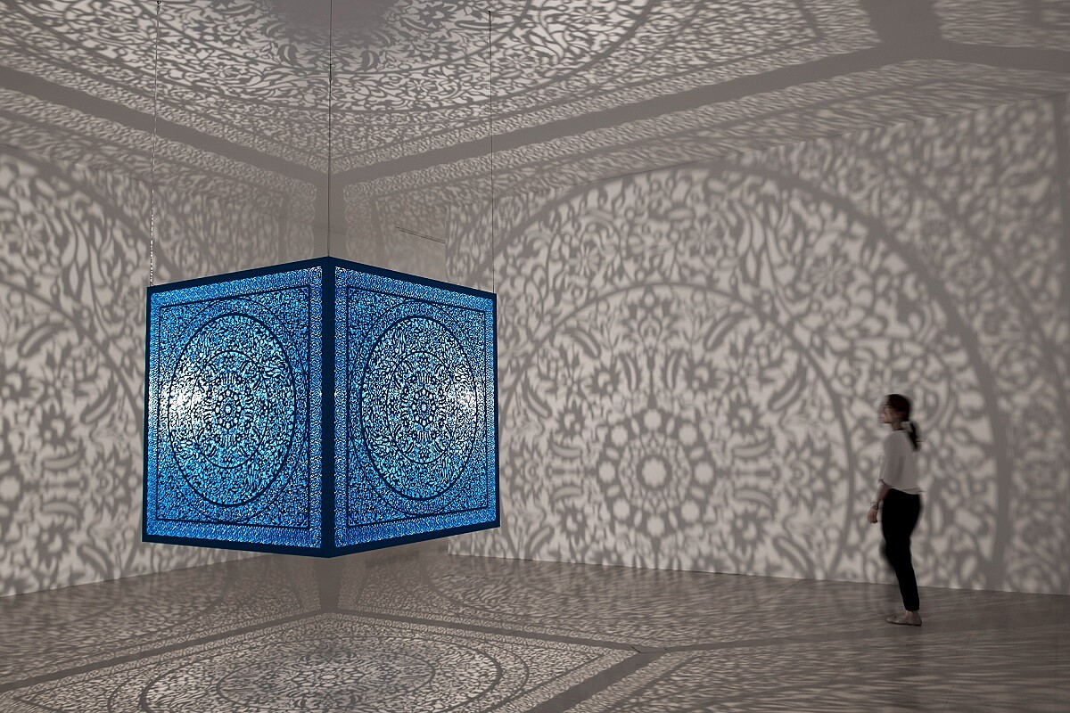 Anila Quayyum Agha （巴基斯坦 / 美國）作品：「給自己的花」，2016