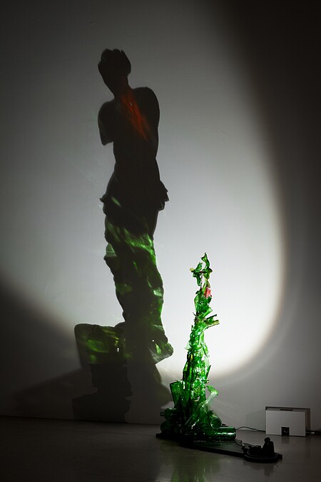 Diet Wiegman（荷蘭）作品「著火的維納斯」，1985