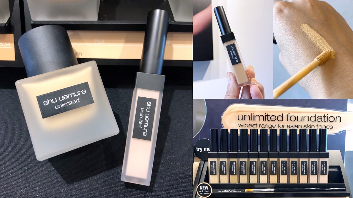 植村秀「小方塊粉底液」加入新夥伴！同樣小方塊外型的無極限持久遮瑕筆，不僅抗熱、耐油，還能遮好遮滿零粉痕
