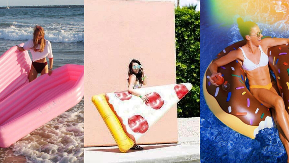 還只知道甜甜圈造型？粉紅棺材泳圈、怪奇物語聯名泳圈，入手它們你就是全場焦點！