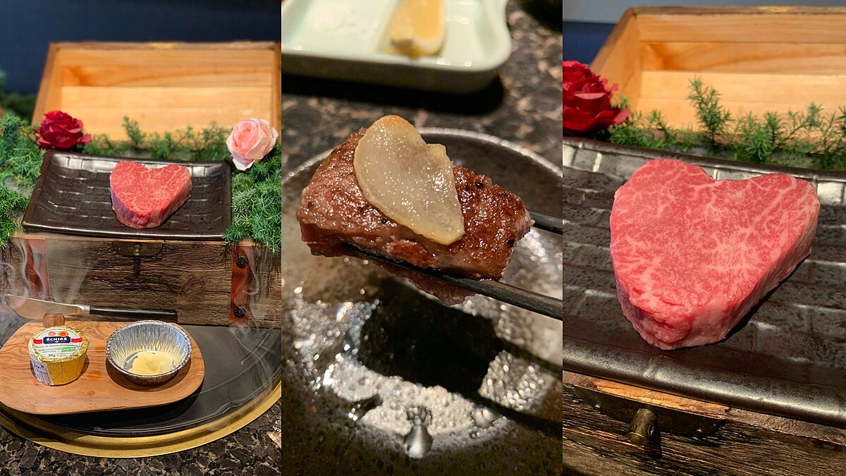 老乾杯推出七夕限定浪漫愛心奶油菲力牛排！還有期間限定「松露鴨肝釜飯」完全是頂級美味享受