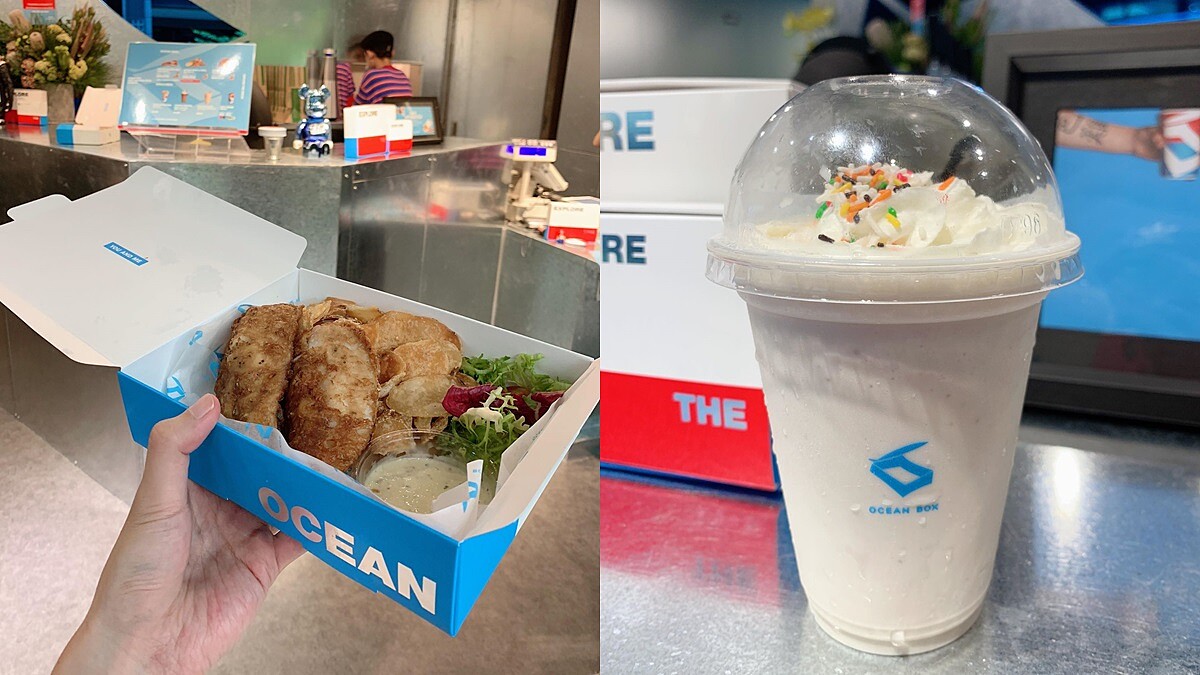 OCEAN BOX炸魚薯條專賣店來了！進駐新光三越A11，打造藍白紅Fish &amp;amp; Chips時髦餐盒