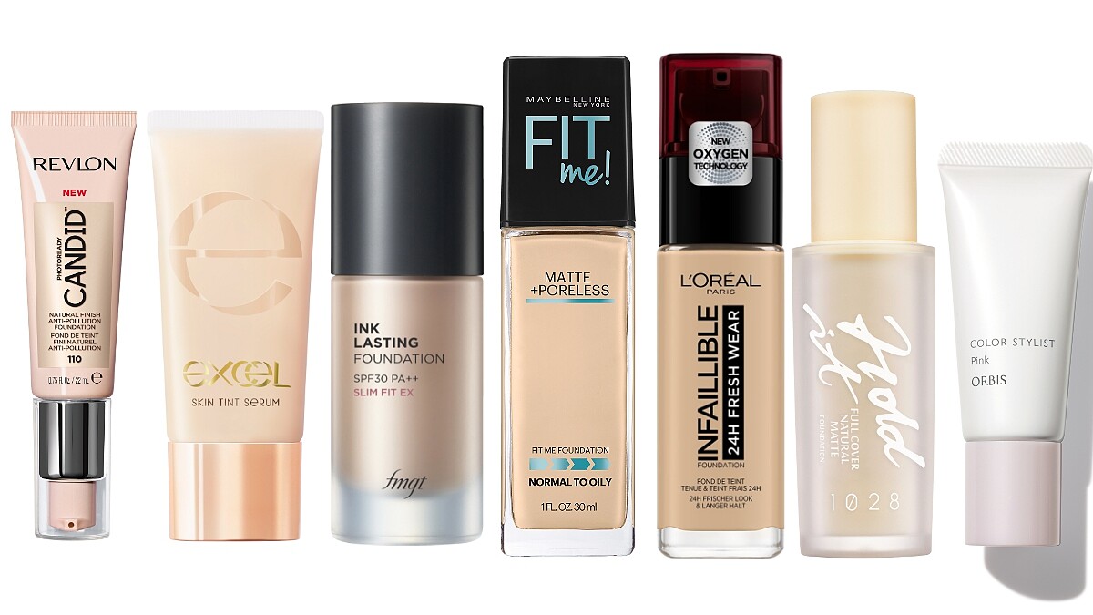 2019上半年「開架粉底液」評比推薦！excel精華粉底、巴黎萊雅24H無瑕完美、媚比琳FIT ME超遮毛孔、露華濃、1028、ORBIS、THE FACE SHOP...