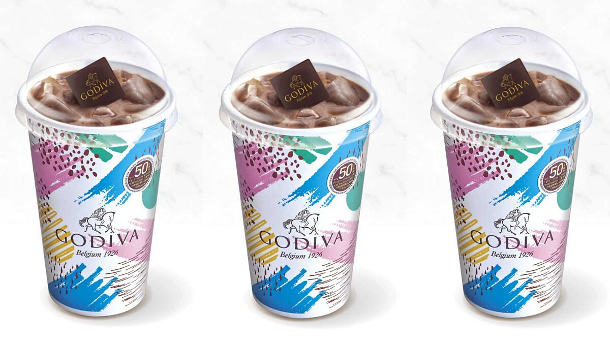 7-11獨家開賣！GODIVA經典冰可可全台限量60萬杯，就連杯裝都換上繽紛粉嫩色彩