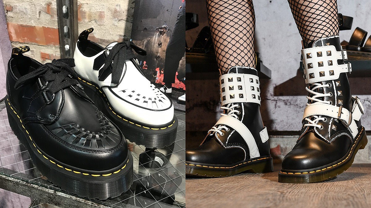 酷女孩必入手！Dr.Martens推出龐克風「STUD PACK」系列，還有厚底編織「Quad Creepers」尖頭鞋