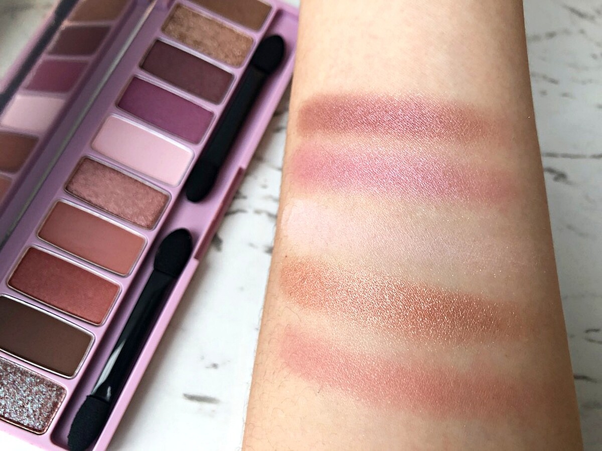 Etude House普羅旺斯薰衣草眼彩盤部分試色