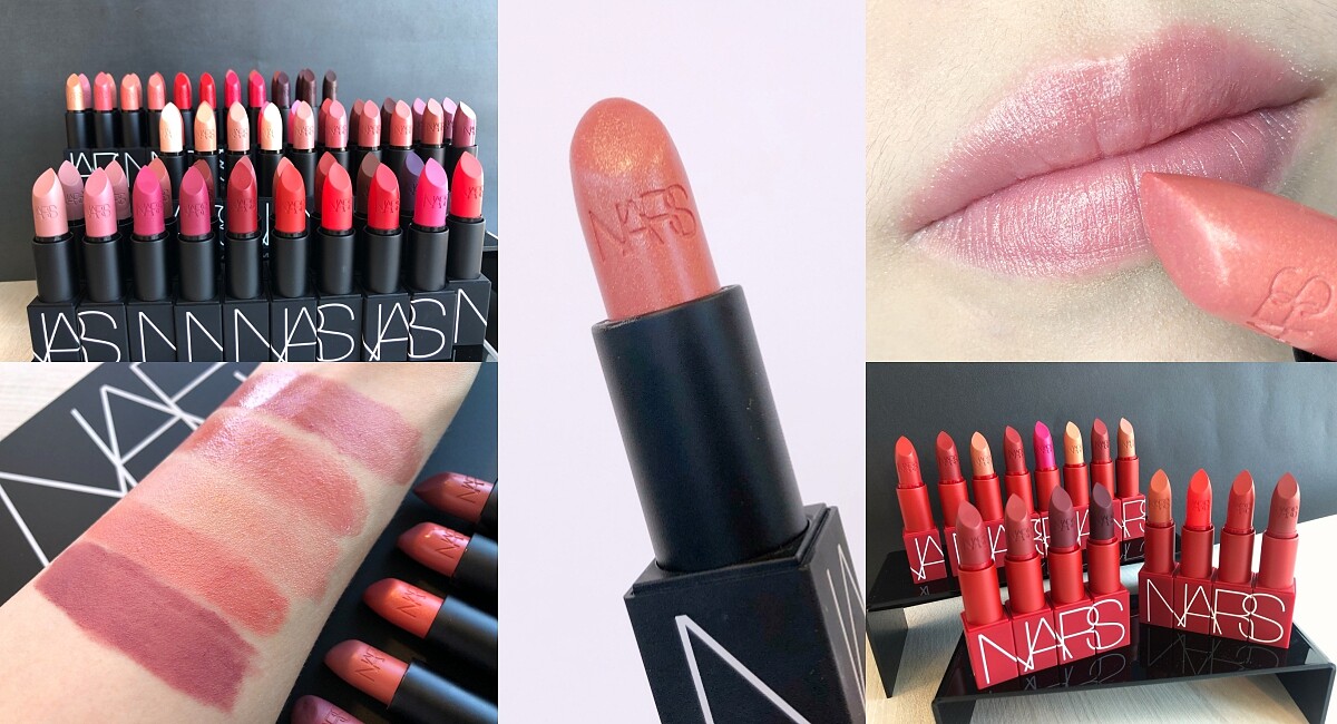 NARS歡慶25週年推出全新72色「絕對經典唇膏」#高潮色口紅的香檳蜜桃金必收！復刻12色的惹火紅色典藏包裝超級搶眼