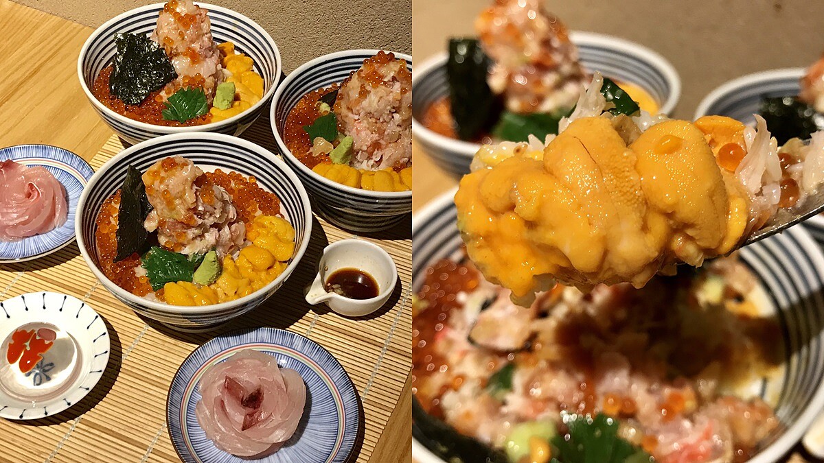 日本橋海鮮丼つじ半 X 宗家源吉兆庵 推出七夕情人節套餐，奢華的 珠寶盒海鮮丼搭配浪漫玫瑰刺身，甜點獨家升級「金魚水羊羹」