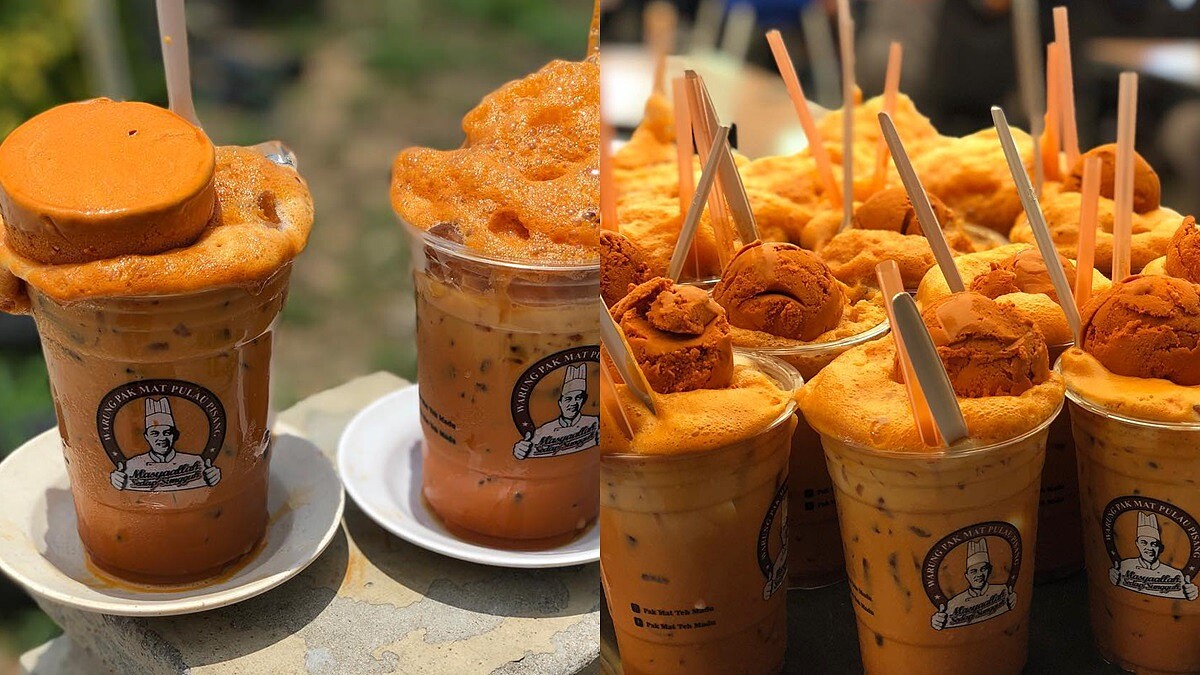 減肥明天再說！「漂浮蜂蜜奶茶」熱量爆棚的超罪惡飲品，配上超大球的奶茶冰淇淋……