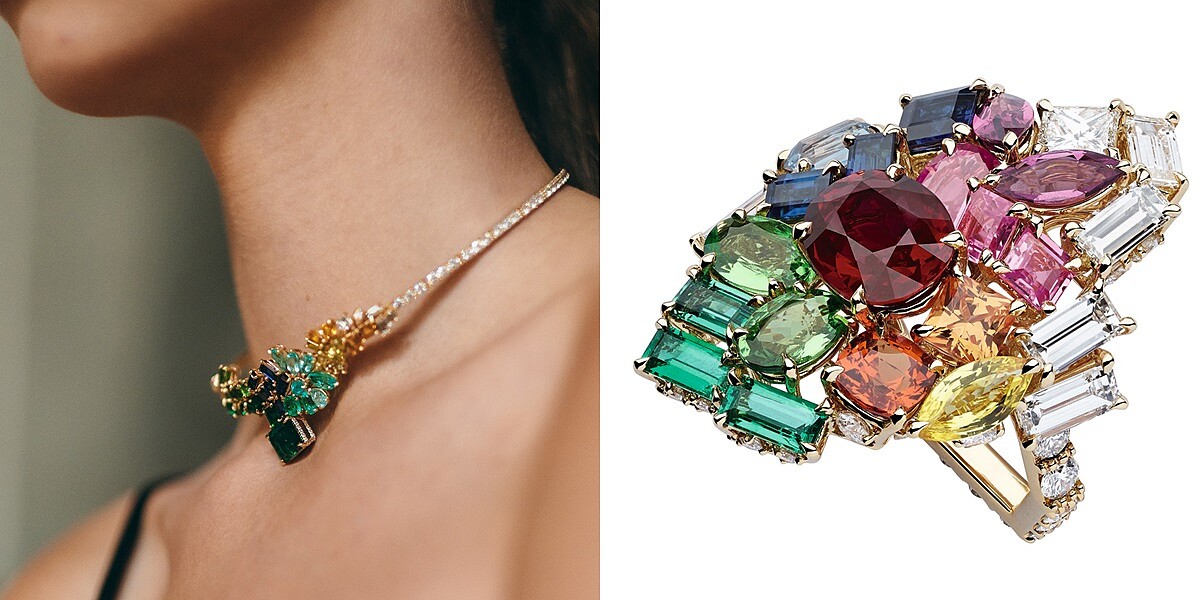 Dior 全新 Gem Dior 高級珠寶系列作品。