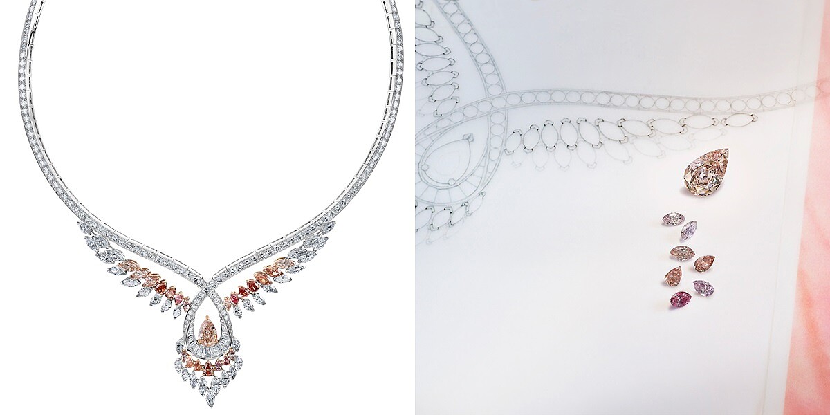 Greater Flamingo 高級珠寶項鍊。