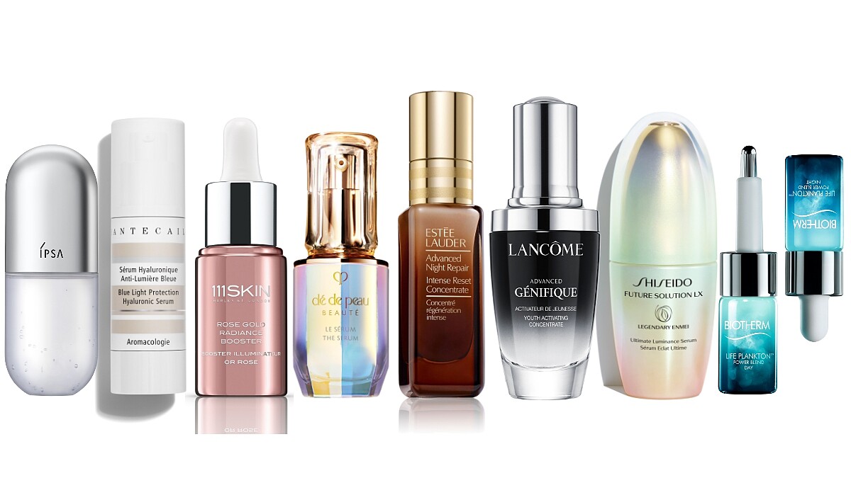 2019年超有感【精華液】推薦,肌膚之鑰激光瓶、蘭蔻全新小黑瓶、雅詩蘭黛小棕精萃、資生堂、IPSA、香緹卡、碧兒泉、111SKIN…這8瓶絕對是本季必收