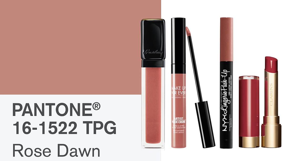 本季必收口紅色號推薦，跟上PANTONE公布的旅遊色彩「#Rose Dawn玫瑰黎明」，溫柔感爆棚的仙色真的美到心坎裡