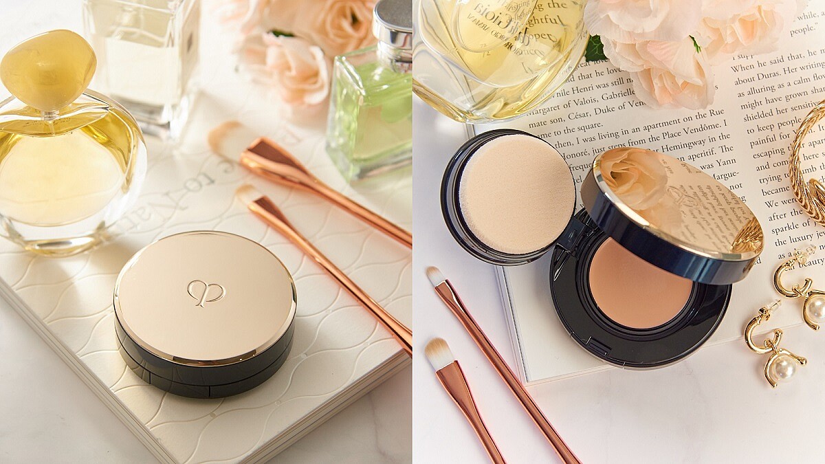 我扔掉了所有底妝品，只為擁有一個從春天熱賣到盛夏，集水潤x柔霧妝感x持妝一整天，擺脫危肌四伏：出油、毛孔粗大、脫妝、厚重，唯有肌膚之鑰光采奢華恆霧粉霜能拯救你的一年四季