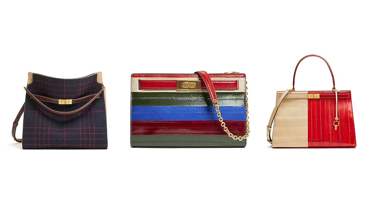 Tory Burch以賈姬妹妹為靈感設計的手袋再推新成員！藝術風拼接色塊、手拿包尺寸…不管通勤還是派對都合適