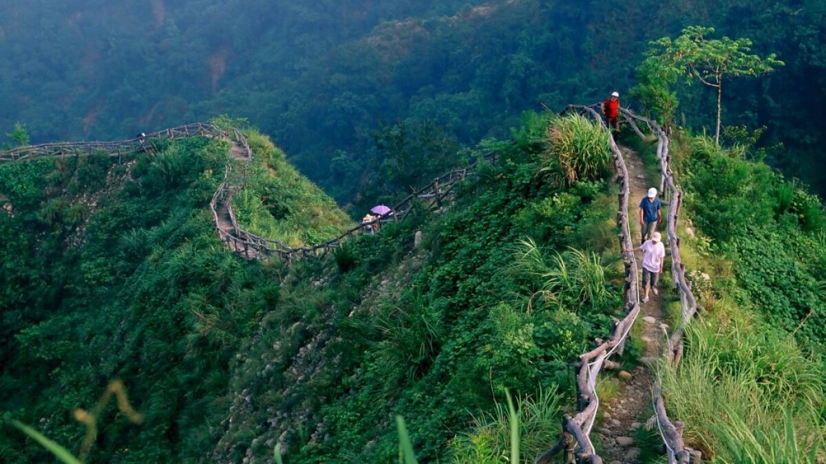 戶外愛好者必挑戰！「台中萬里長城」帶你通往童話森林，得先征服300公尺「垂直天梯」才能到達