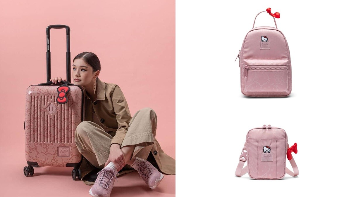 連行李箱也有！Herschel X Hello Kitty聯名系列絕對要搶，必入手品項整理給你