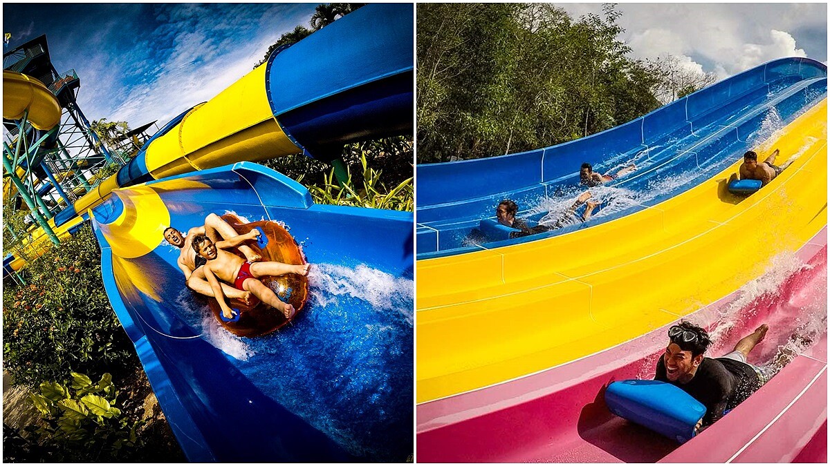 【馬來西亞景點】「全世界最長」水上溜滑梯來了！總長達1140公尺打破紀錄、滑下去要尖叫4分鐘，樂園控必衝一波