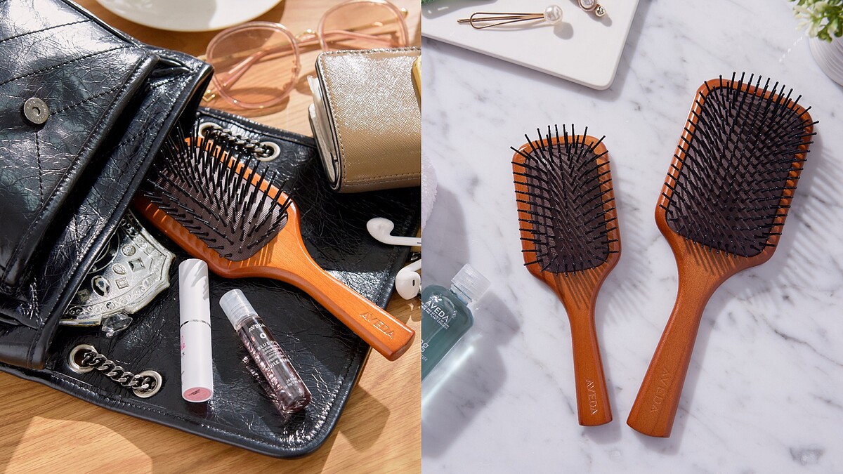 自己的髮根自己救!有了AVEDA小髮寶「隨行按摩梳」,告別扁塌超EASY!
